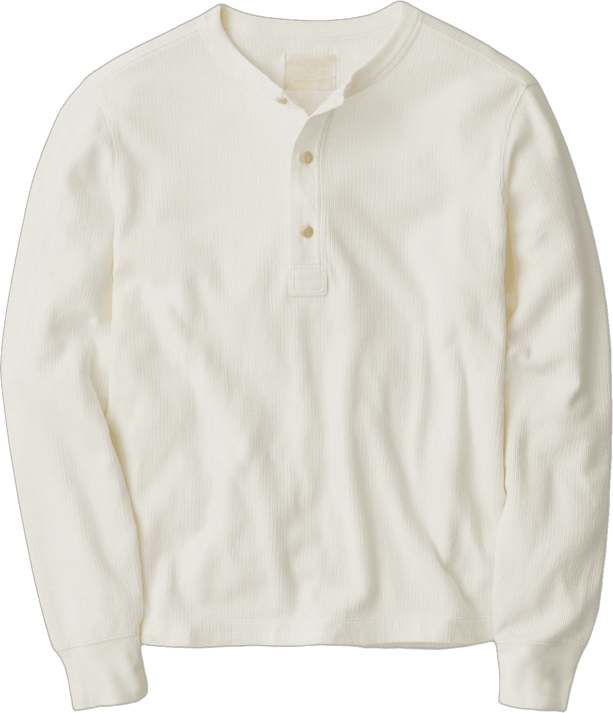 Buck Mason Vintage Thermal Henley, Natural